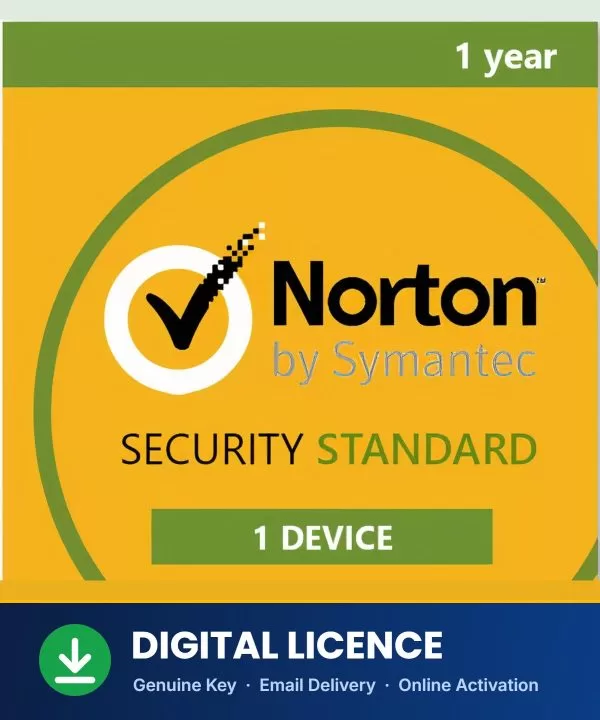 Norton Security Standard 1 device 1 year genuine digital licence key