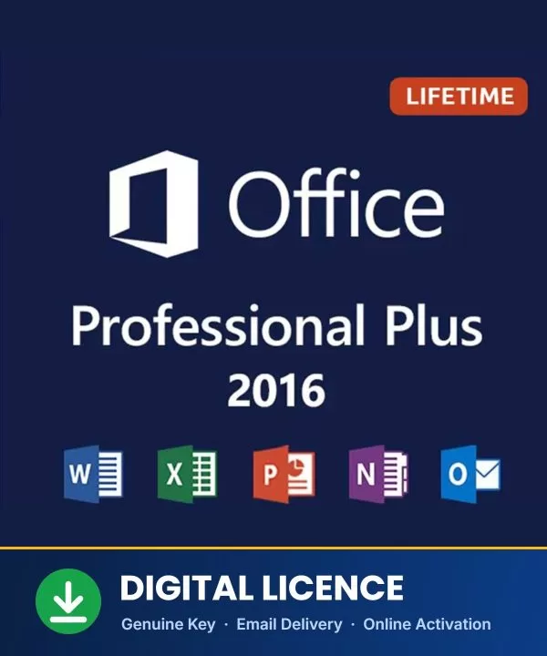 Microsoft Office 2016 Professional Plus genuine digital licence key