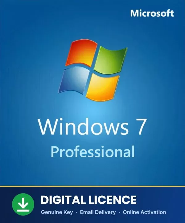 Windows 7 Professional genuine digital licence key