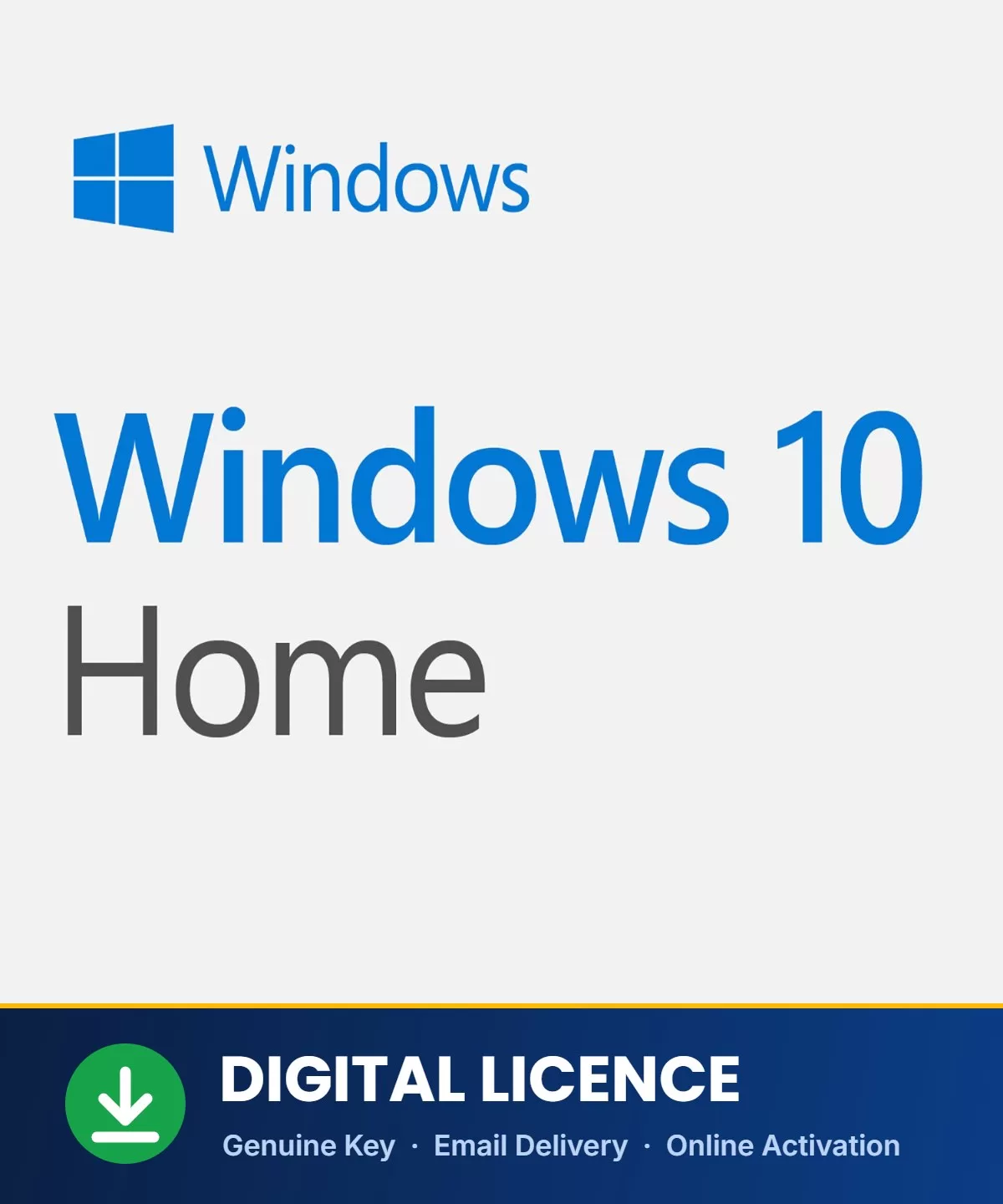 Windows 10 Home genuine digital licence key