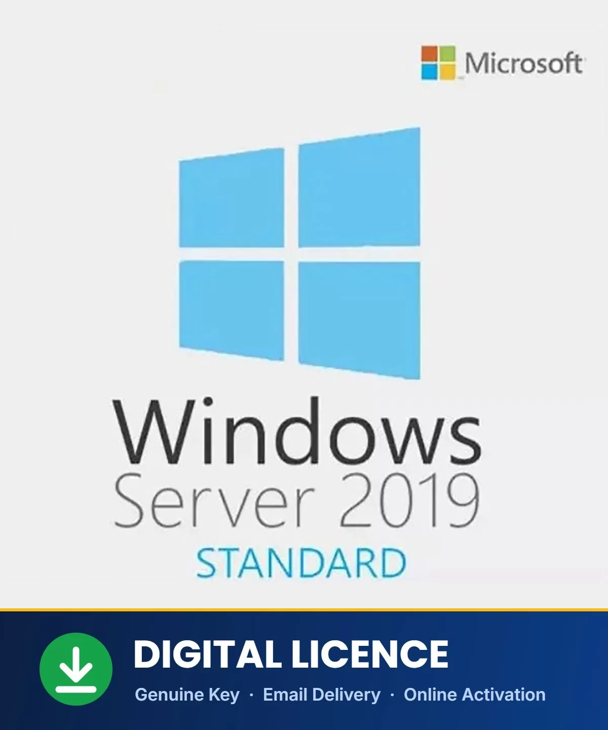 Windows Server 2019 Standard genuine digital licence key