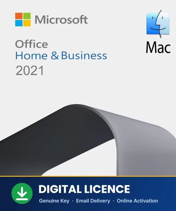 Microsoft Office 2021 Home and Business for Mac genuine digital licence key