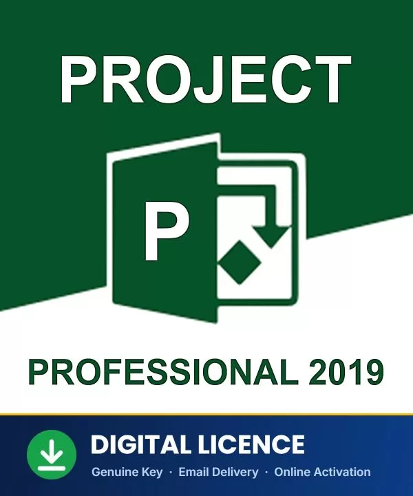 Microsoft Project Professional 2019 genuine digital licence key