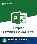 Microsoft Project Professional 2021 genuine digital licence key