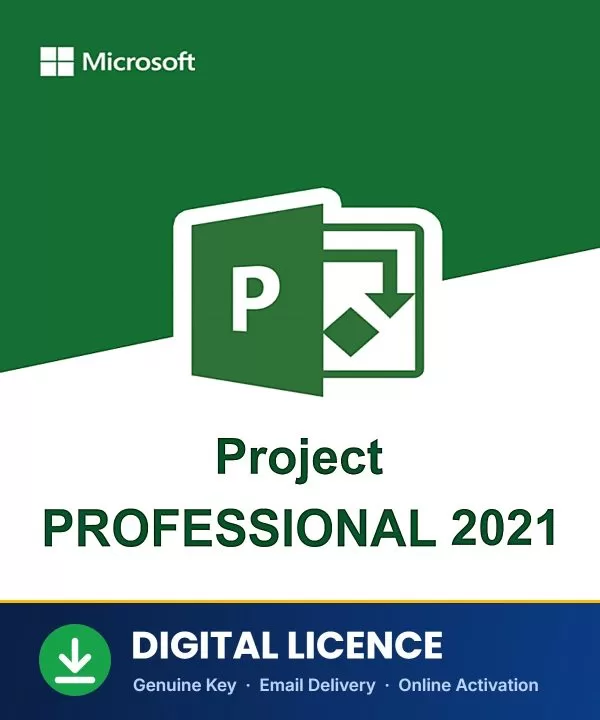 Microsoft Project Professional 2021 genuine digital licence key