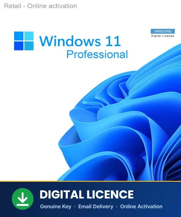 Windows 11 Professional genuine digital licence key
