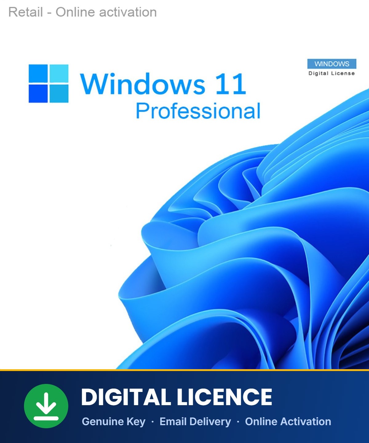 Windows 11 Professional genuine digital licence key