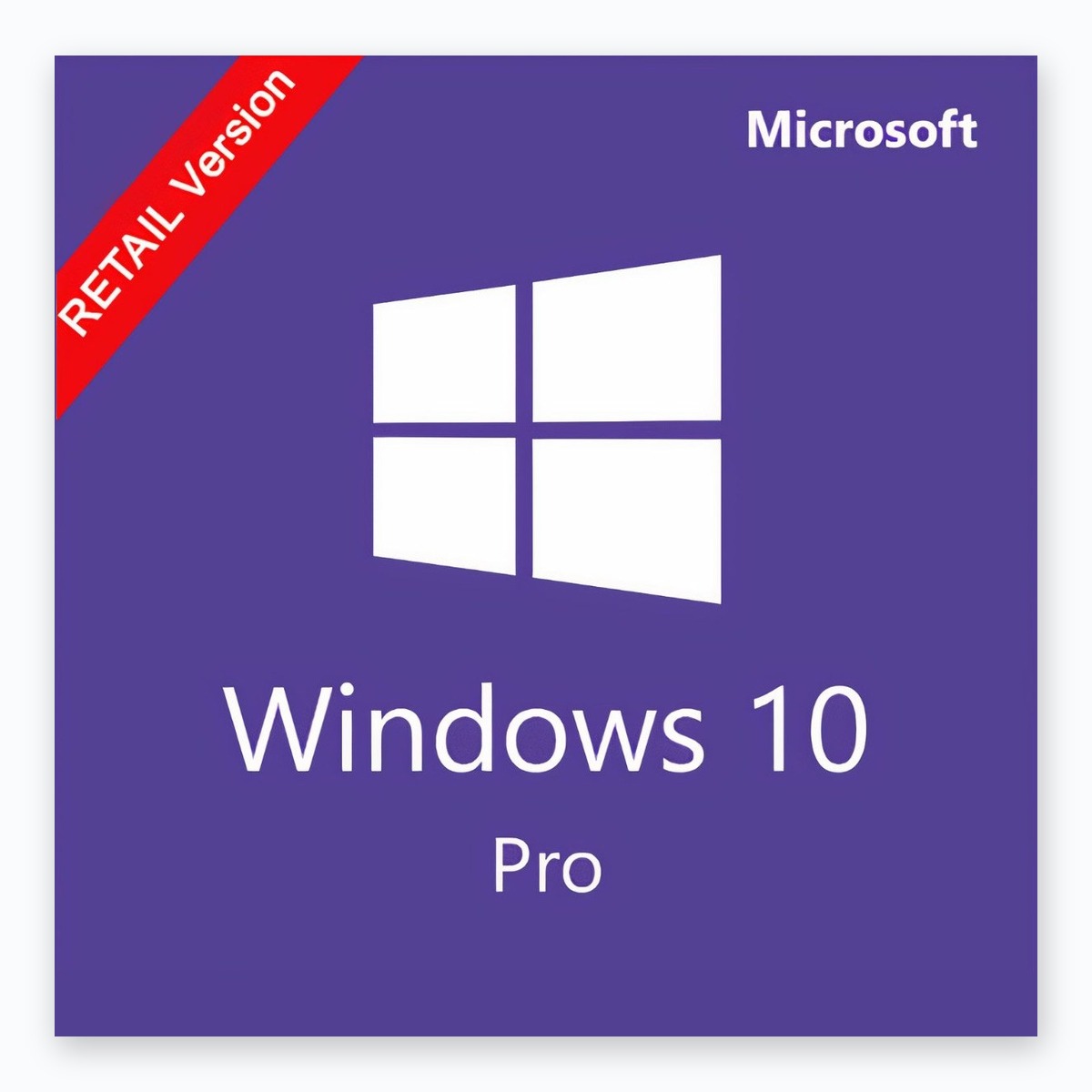 Windows 10 Professional Retail – product artwork