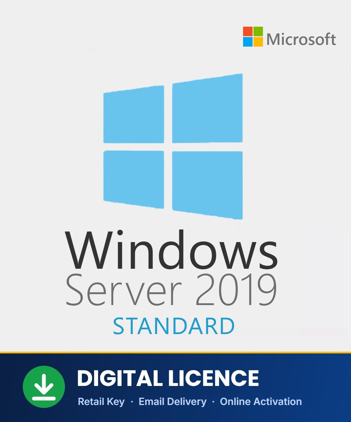 Windows Server 2019 Standard key, digital licence